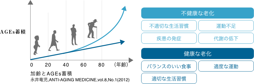 AGEsスコアは「生活習慣の成績表」